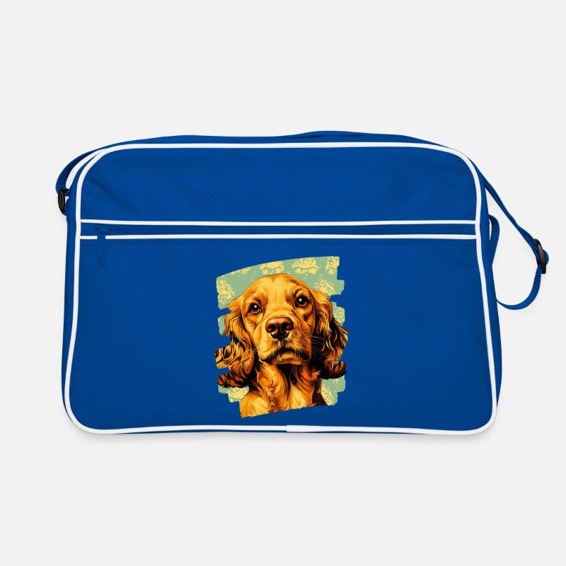 Cocker Spaniel Retro Tasche