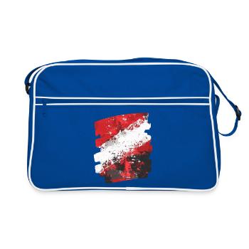 Austria Flag Austria - Retro Bag - blue/white - Front