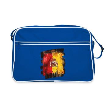 Drapeau espagnol Espagne - Sac Retro - bleu/blanc - Devant