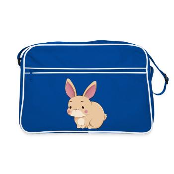 Hare - Retro Bag - blue/white - Front
