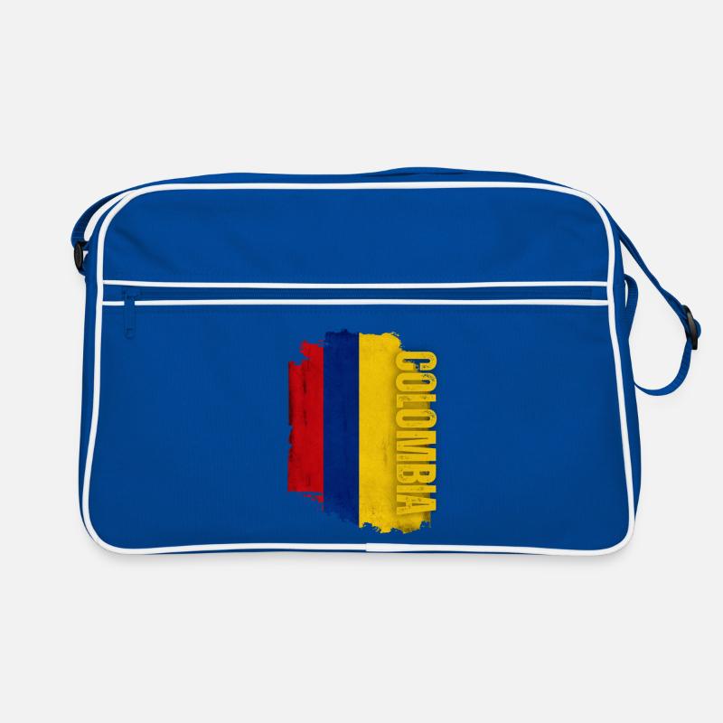 Drapeau vertical de la Colombie, j’aime la Colombie Sac Retro