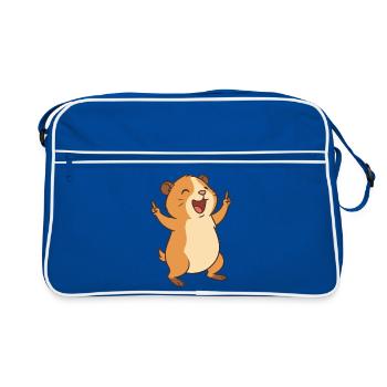 Happy Cavy Kid - Retro Bag - blue/white - Front