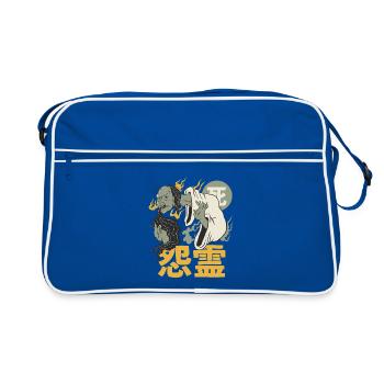 Démon Japonais - Sac Retro - bleu/blanc - Devant