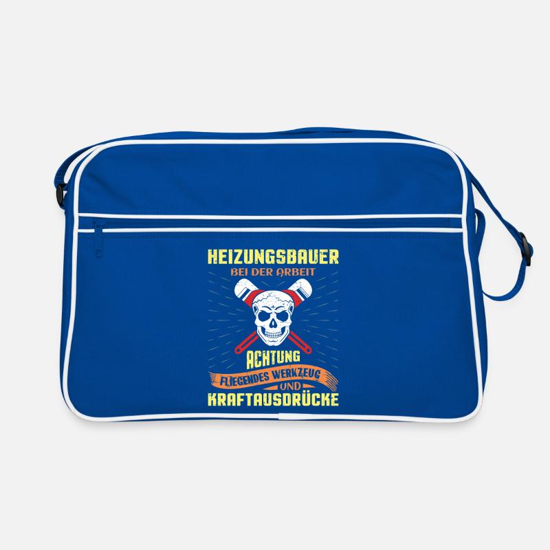 Heating Engineer Heating Construction Plumber Plumber Retro Bag