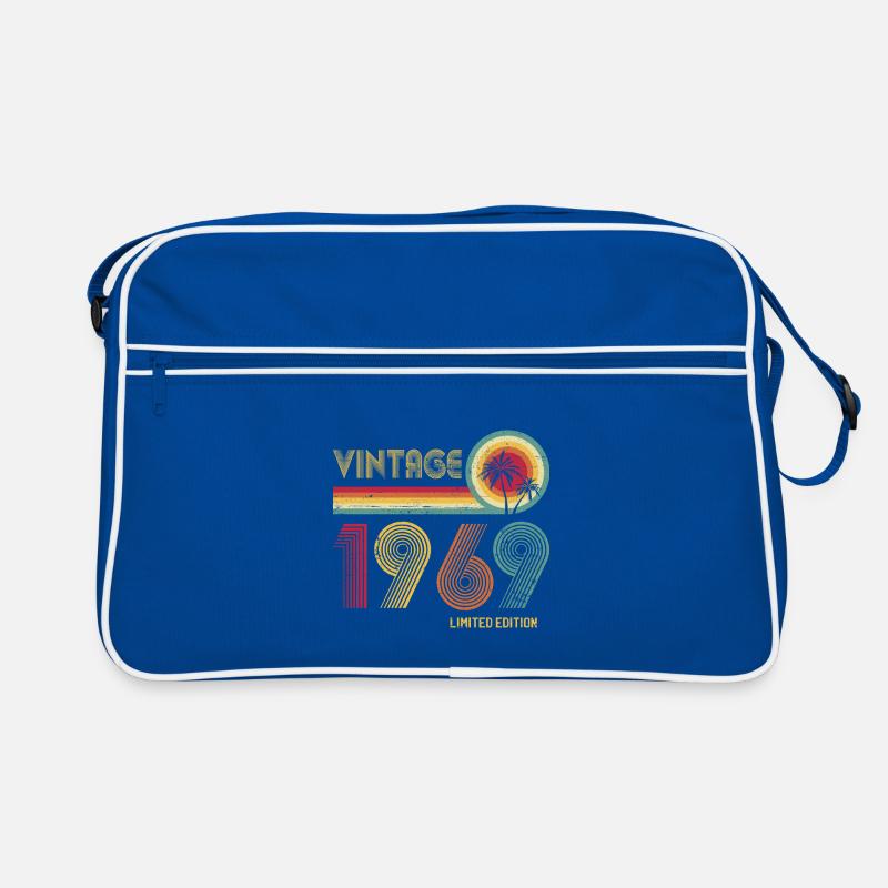 Vintage 1970s Retro Wave Design Retro Bag