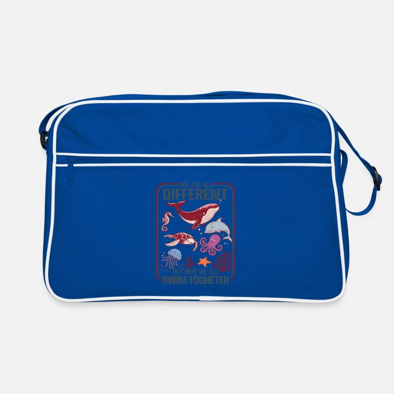 Underwater Diversity Unity Design Retro Bag