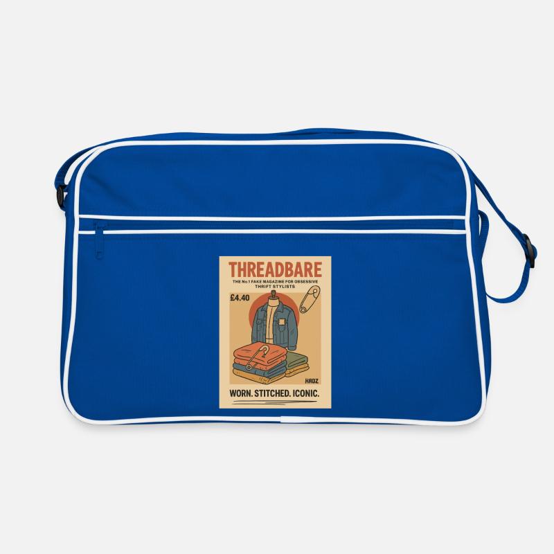 Utilisé Cousu Iconique Sac Retro