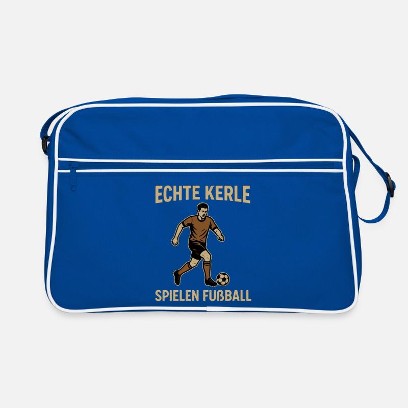 Real Guys Playing Soccer Retro Bag