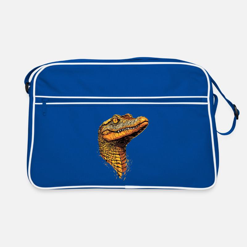 Caïman Crocodile Alligator Reptiles Crocodile Caïmans Sac Retro