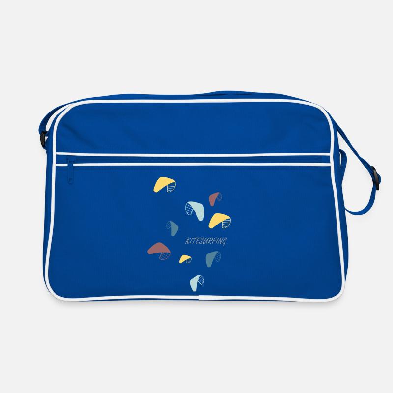 Kitesurfing Pastel Pattern Retro Bag