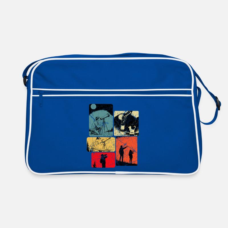 Solar System, Telescope, Stargazing Retro Bag