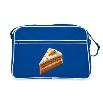 Kuchen - Retro Tasche - Blau/Weiß - Vorne