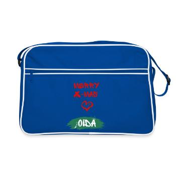 Noël, Oida - Sac Retro - bleu/blanc - Devant