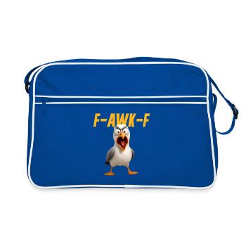 F-AWK-F Seagull Drôle Seagull FAWKF F Awk F - Sac Retro - bleu/blanc - Devant