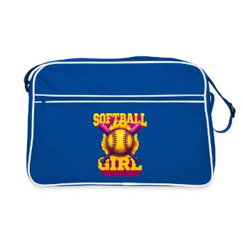 Softball - Retro Bag - blue/white - Front