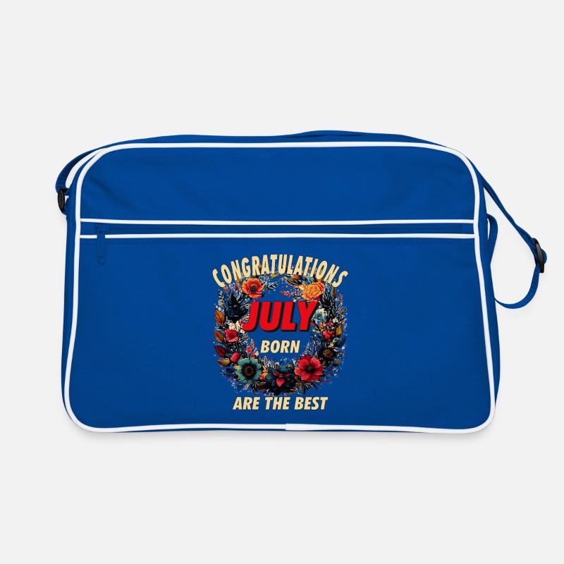 CONGRATULATIONS JULY Retro Tasche