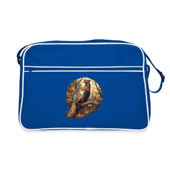 Pheasants Pheasant - Retro Bag - blue/white - Front
