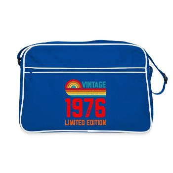 Millésime 1976 Edition Limitée 50ème Anniversaire - Sac Retro - bleu/blanc - Devant