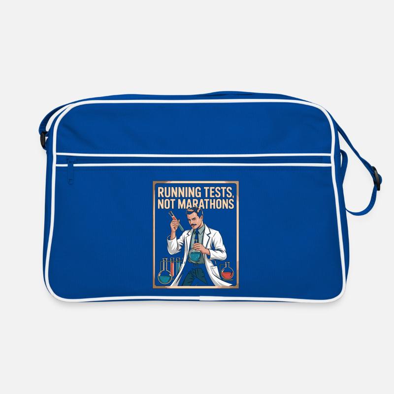 Lab Technician Running Tests Medical Technologist Retro Tasche