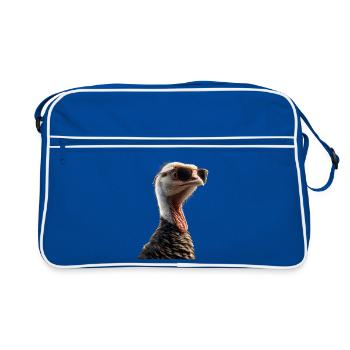 Turkey Chickens Bird Turkey - Retro Bag - blue/white - Front