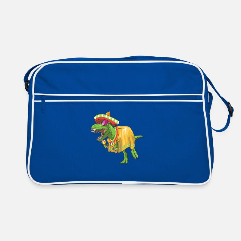 Rawring Dinosaur Sombrero Cinco De Mayo Funny TRex Retro Bag
