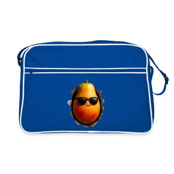 papaya - Retro Bag - blue/white - Front