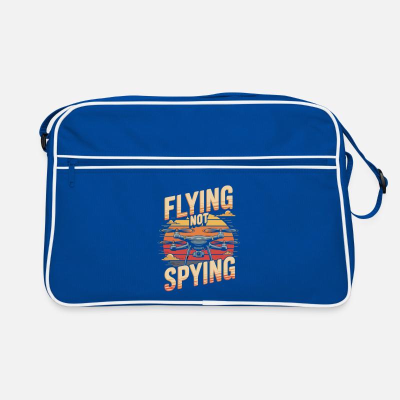 Drones Fly Don't Spy Fly Retro Bag