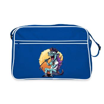 Sun Stage Kite with Micro - Retro Bag - blue/white - Front