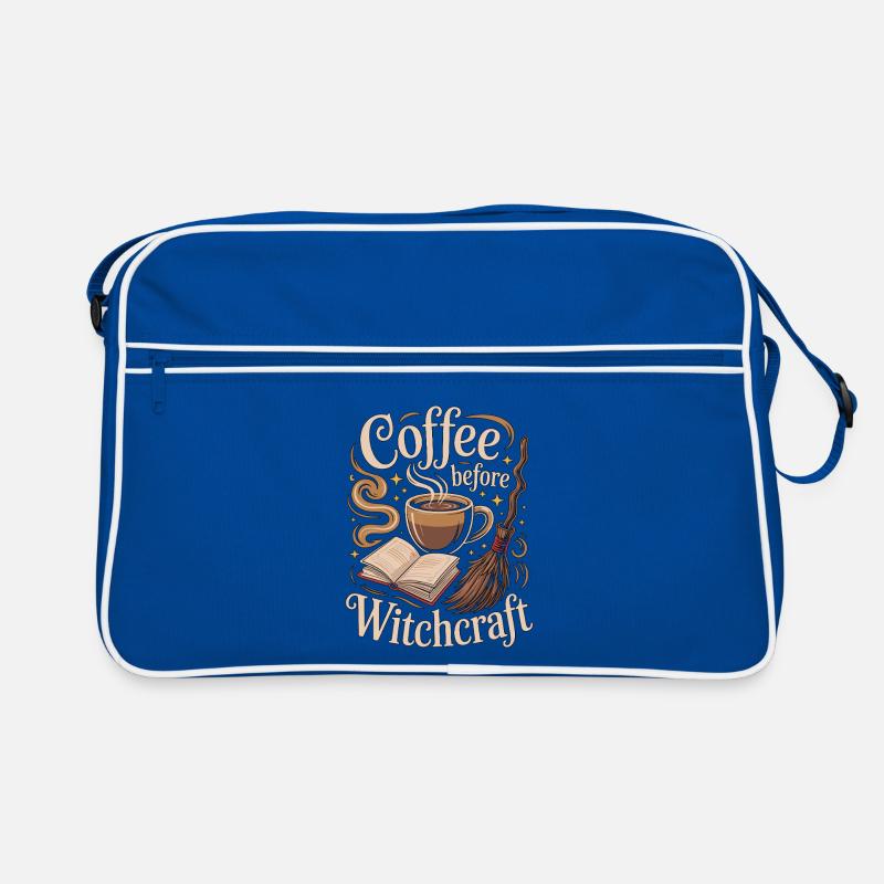 Witchcraft Coffee Before Spellcaster Coffee Lover Retro Tasche