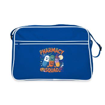 Brigade Pharma Halloween - Sac Retro - bleu/blanc - Devant