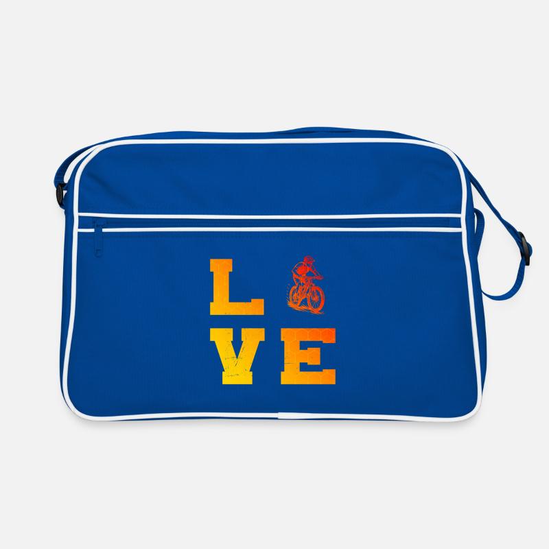 Clear mountain bike message Retro Bag