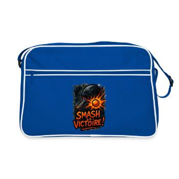 Smash la victoire ! Ping Pong - Sac Retro - bleu/blanc - Devant