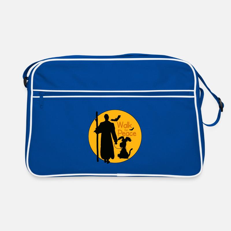 Walk for Peace Slogan Retro Bag