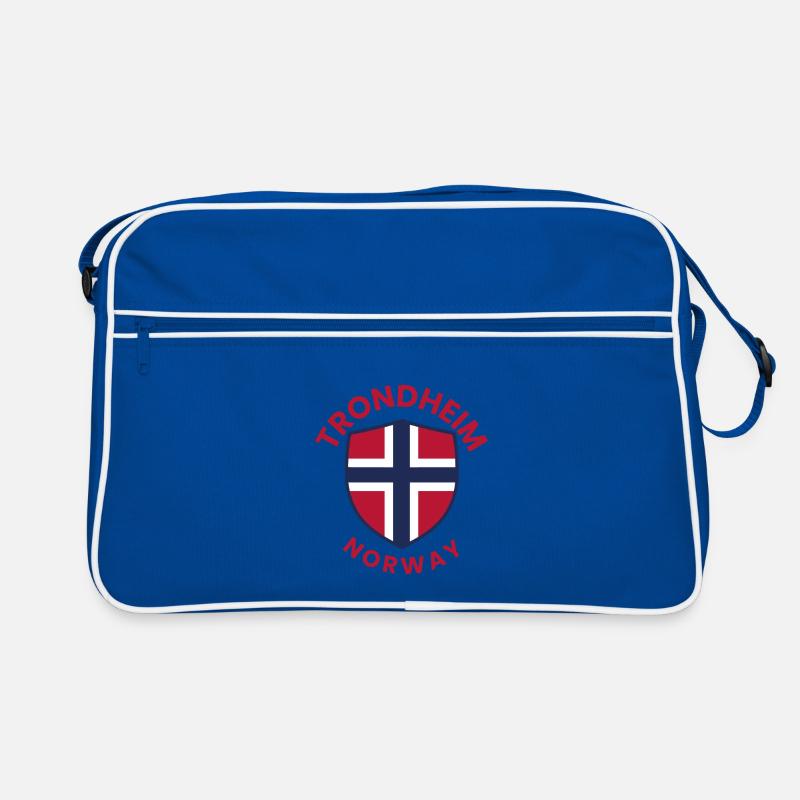 Trondheim Norway Shield Retro Bag