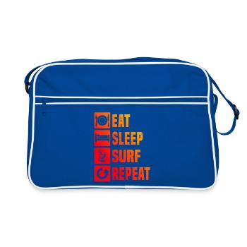 Windsurfing artwork for your outfit - Retro Bag - blue/white - Front