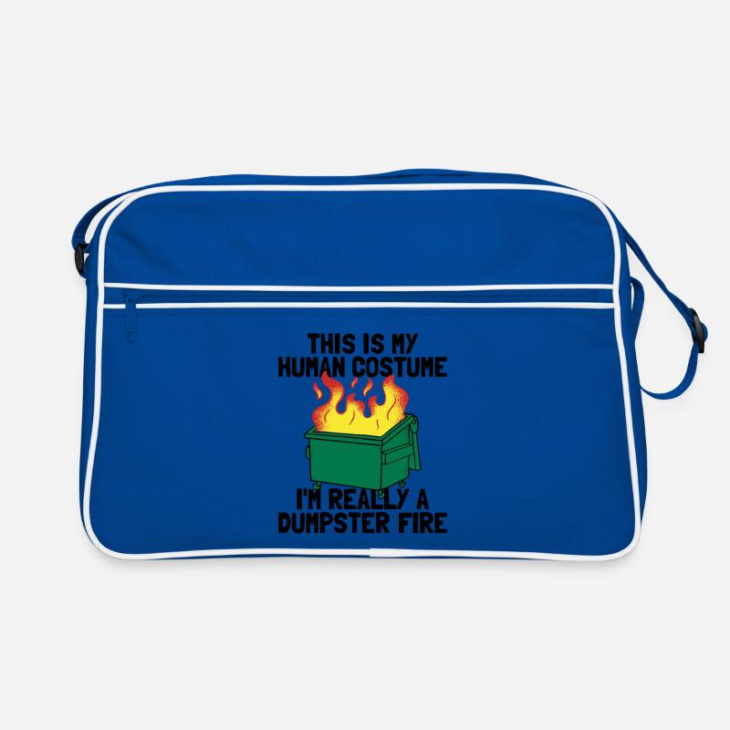 Funny that this is my human costume garbage tone Retro Bag