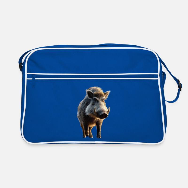 Wild boar Wild boar Wild boar Hunter Pig Retro Bag