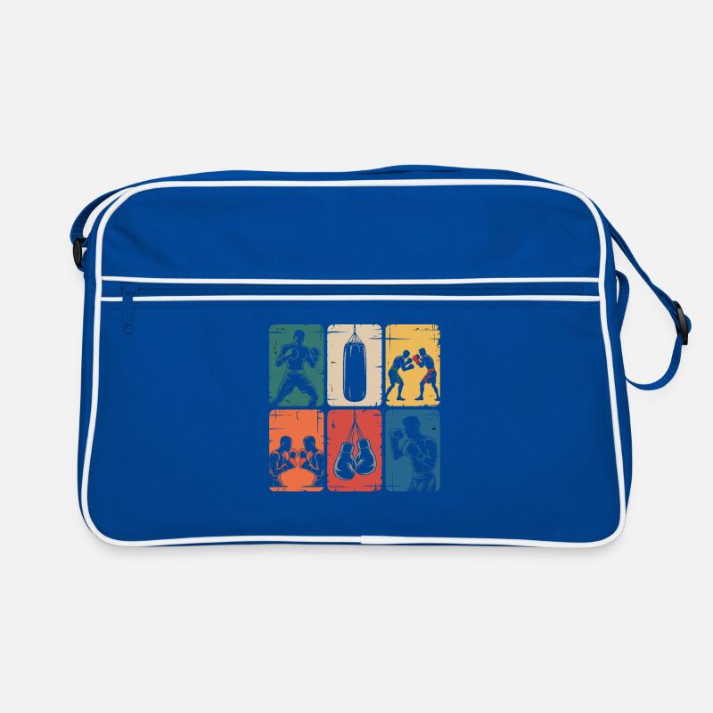 Puissance de la mosaïque de la boxe Sac Retro