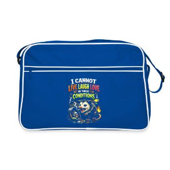 Chaos Rat under these conditions - Retro Bag - blue/white - Front