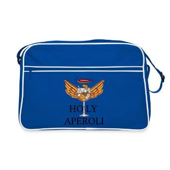 Holy Aperoly – Spritz Lover Summer Vibes - Retro Bag - blue/white - Front