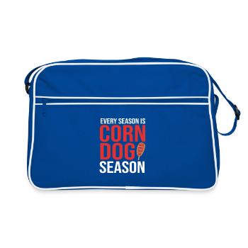 Corn dog - Retro Bag - blue/white - Front
