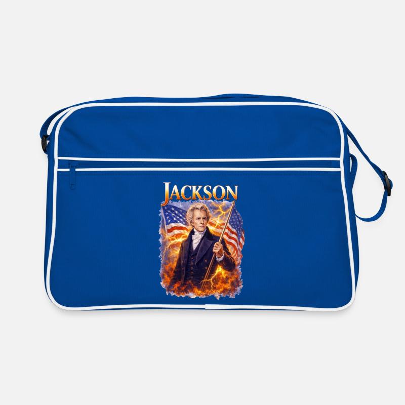 Jacksons Freiheitsheld mit Flagge Retro Tasche