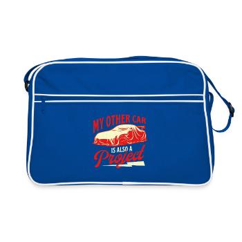 Mon autre voiture projette aussi JDM Racing - Sac Retro - bleu/blanc - Devant
