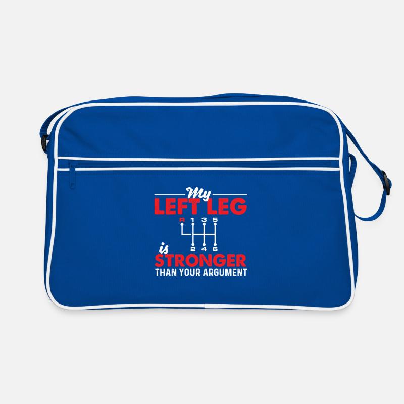 Left Leg Stronger Manual Shift Driver Retro Bag