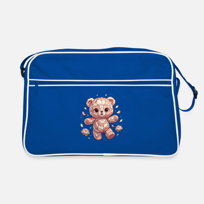 Blossoms Panda Rosy Cuddly Creature Retro Bag