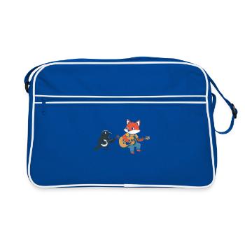Fox Guitar Crow - Retro Bag - blue/white - Front