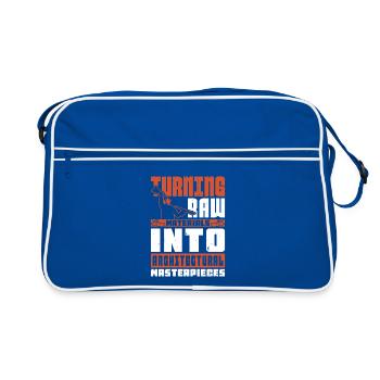 Drywall Drywall Builder Drywall Fitter - Retro Bag - blue/white - Front