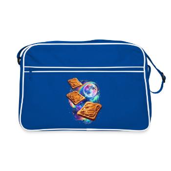 Space Peanut Butter Toasts - Retro Bag - blue/white - Front