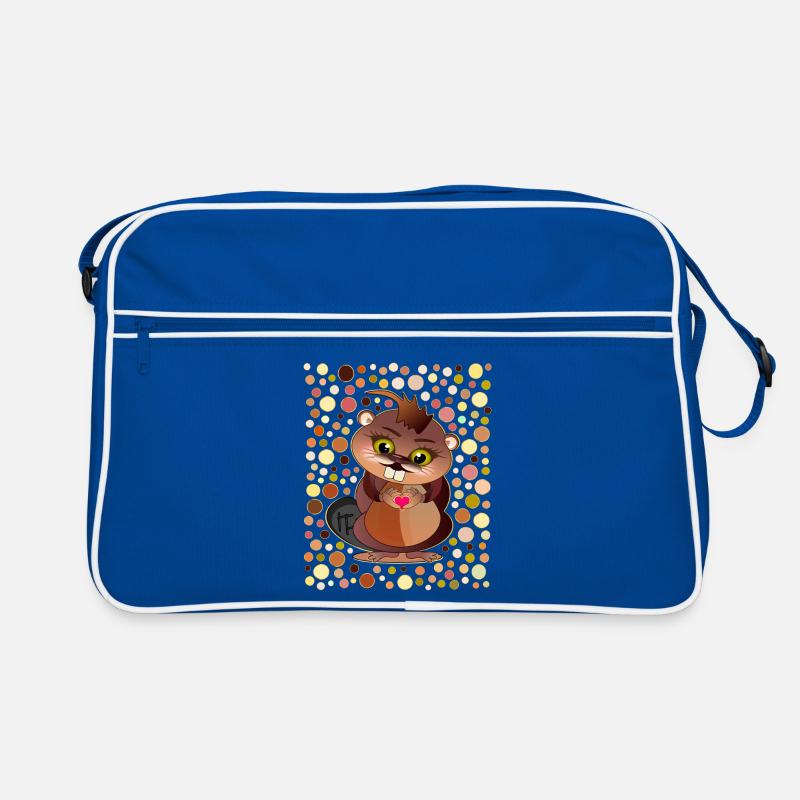 Beaver Dots Retro Bag