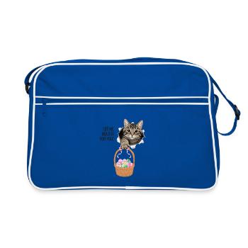 Laisse-moi la tenir pour toi - Sac Retro - bleu/blanc - Devant